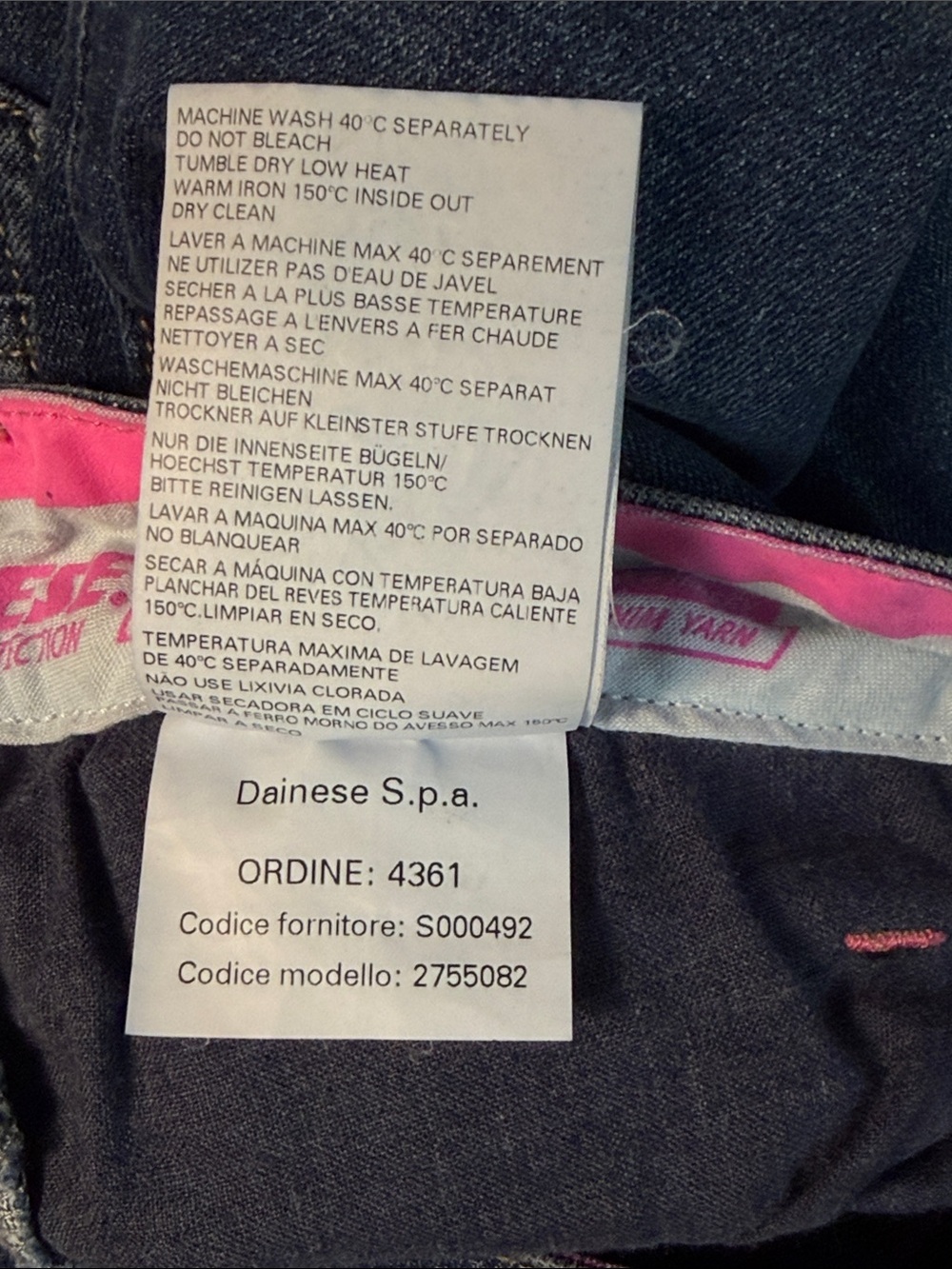 Dainese Jessville Lady Skinny Riding Jeans Size 27 - Picture 6 of 11